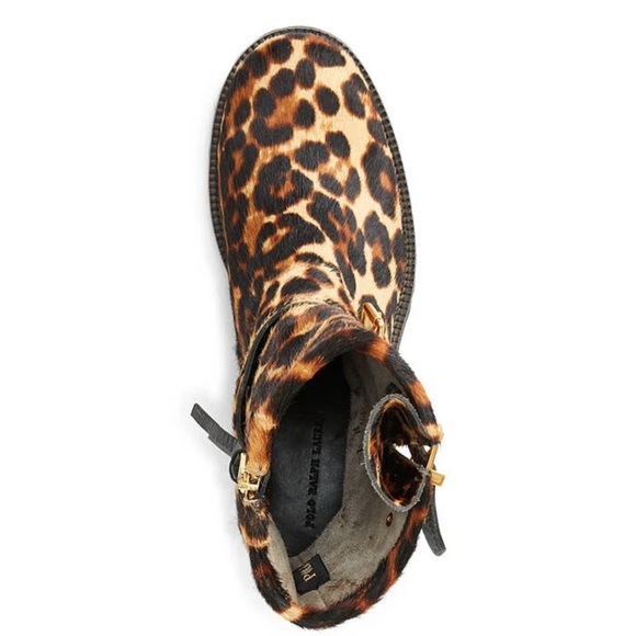 BRAND NEW Polo Ralph Lauren Payge Moto Boots Size 6 and 6.5 - Picture 4 of 9